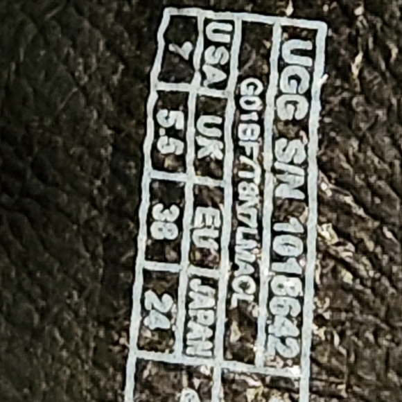 Ugg black suede Corin booties with fringe size 7 - Picture 8 of 8